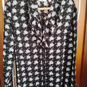 Issac Mizrahi blouse sized Xl